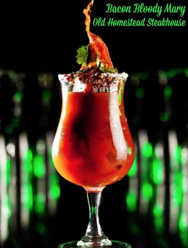 Bacon Bloody Mary at Old Homestead Steakhouse