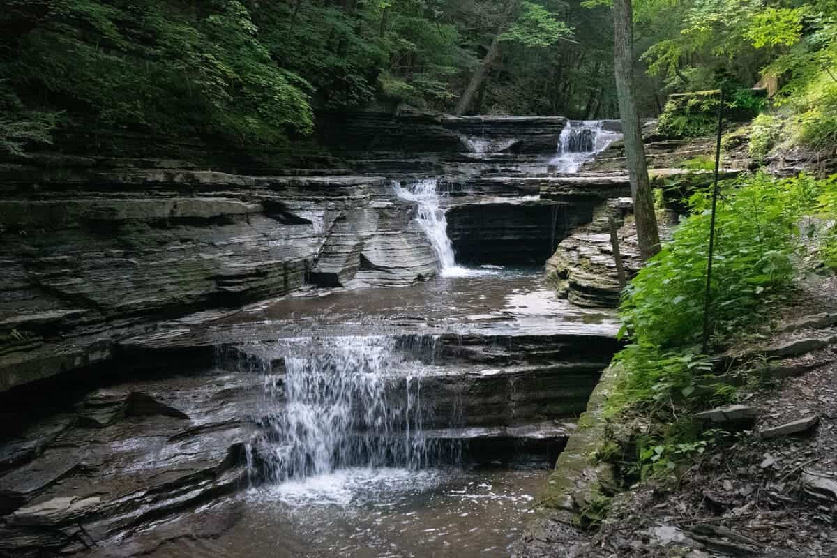 camping in the Finger Lakes- Buttermilk Falls State Park