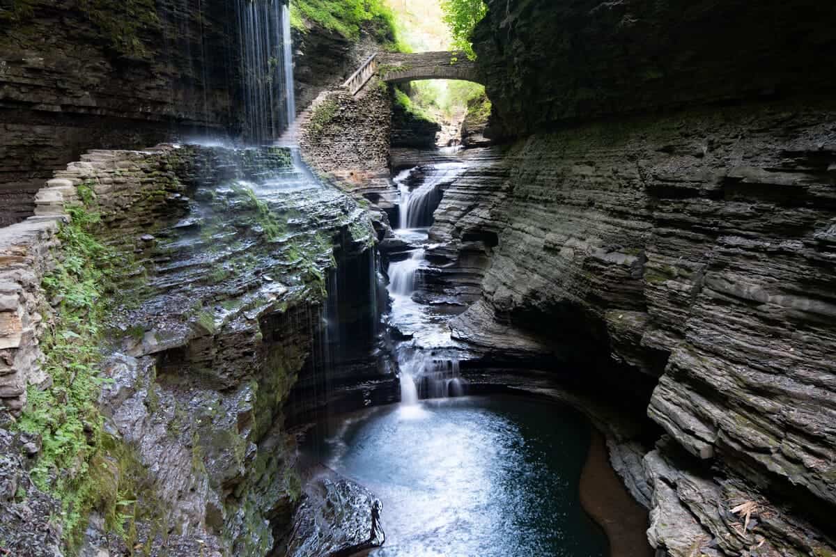 camping in the Finger Lakes- Watkins Glen State Park