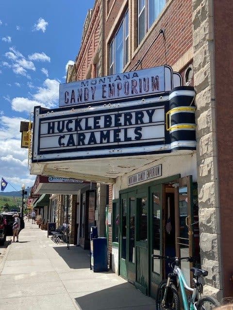 Candy Emporium sign in Red Lodge Montana