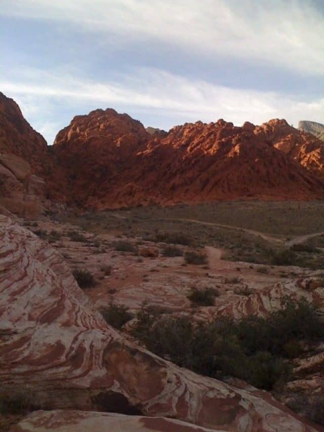 Free Hiking at Calico Basin near Las Vegas