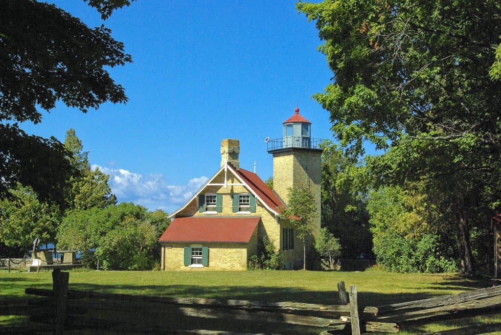Eagly Bluff Lighthouse in Green Bay, Wisconsin