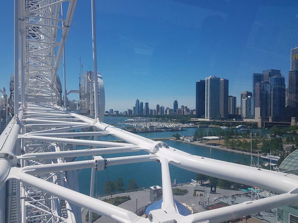 Centennial Wheel the Ferris wheel at Navy Pier in Chicago