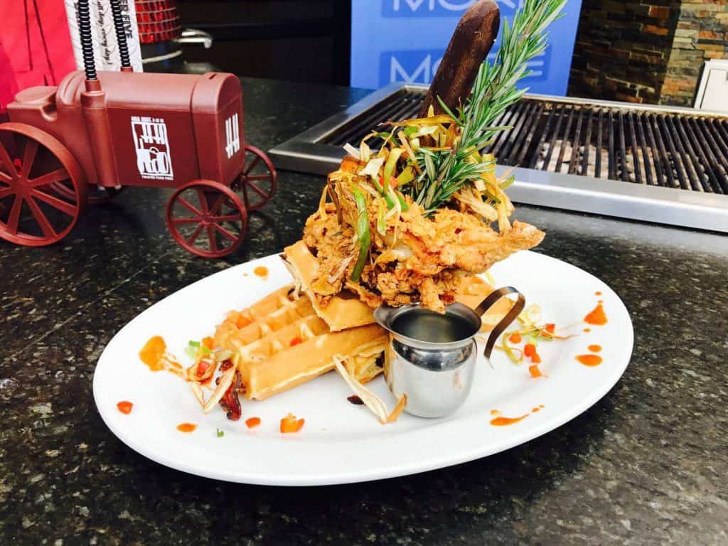 Chicken and Waffles Hash House a Go Go