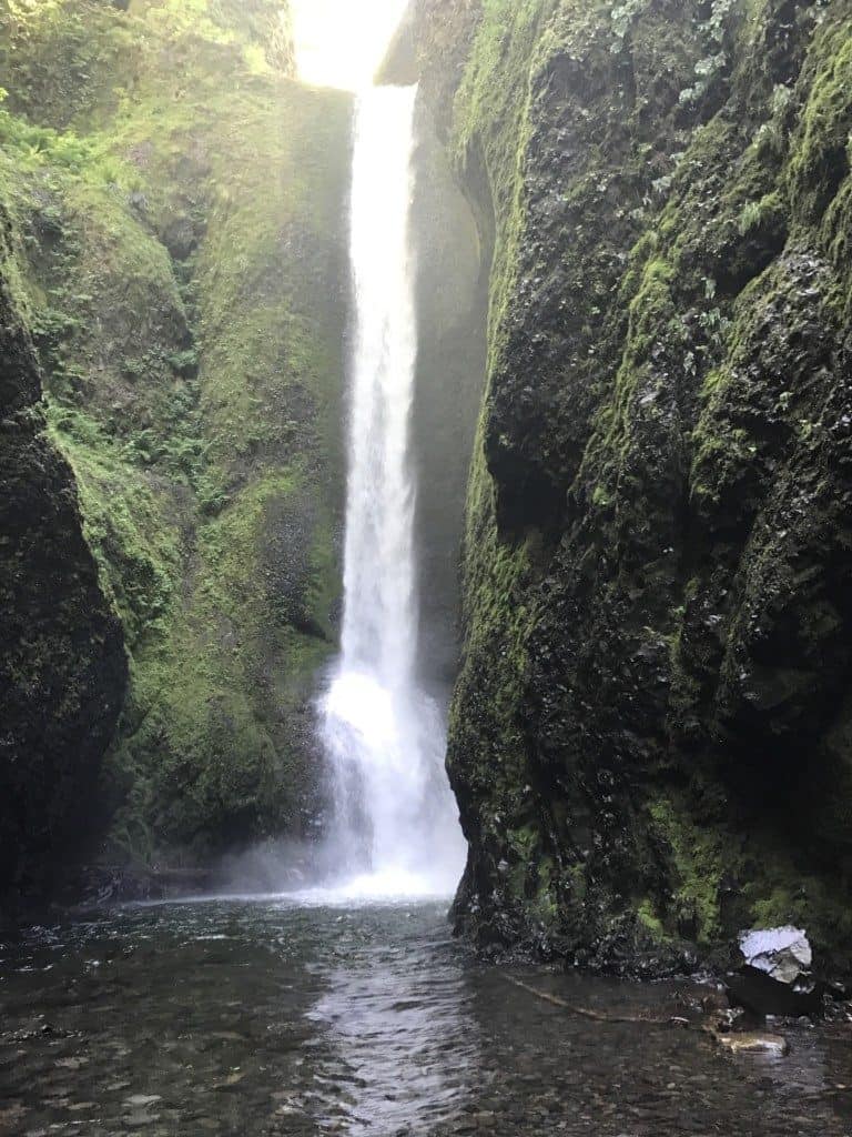 Oneonta Gorge waterfall