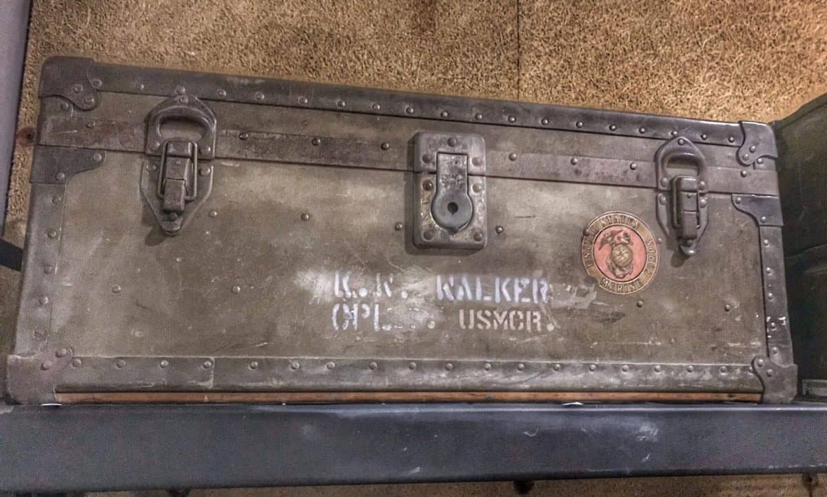 Paul Walker's Marine travel box