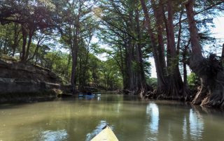 kayak in Texas Hill Country