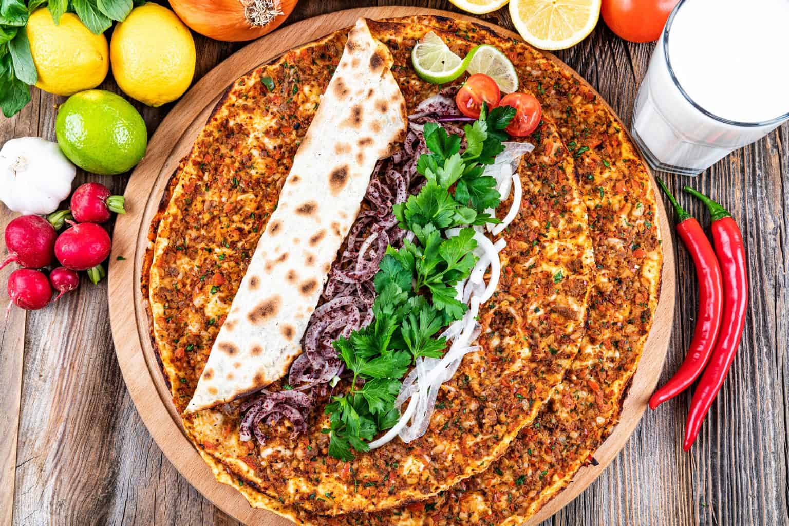 Lahmacun - Turkish Pizza