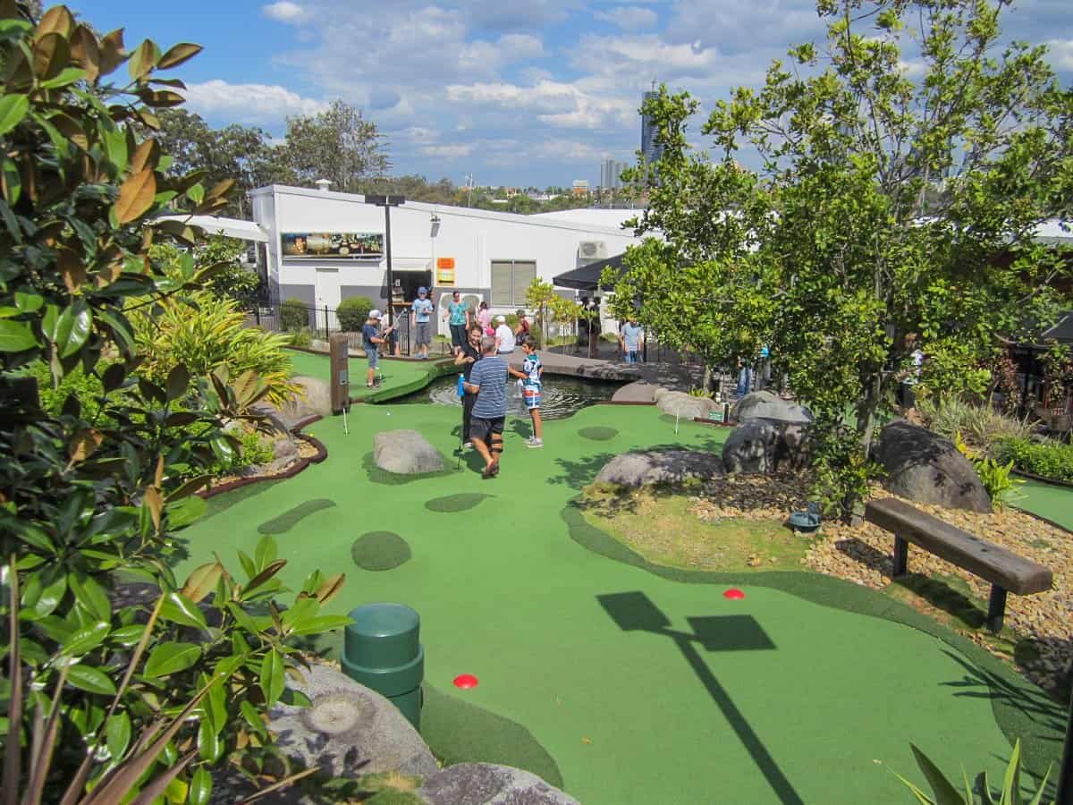 Victoria Park Mini Golf, Brisbane Queensland