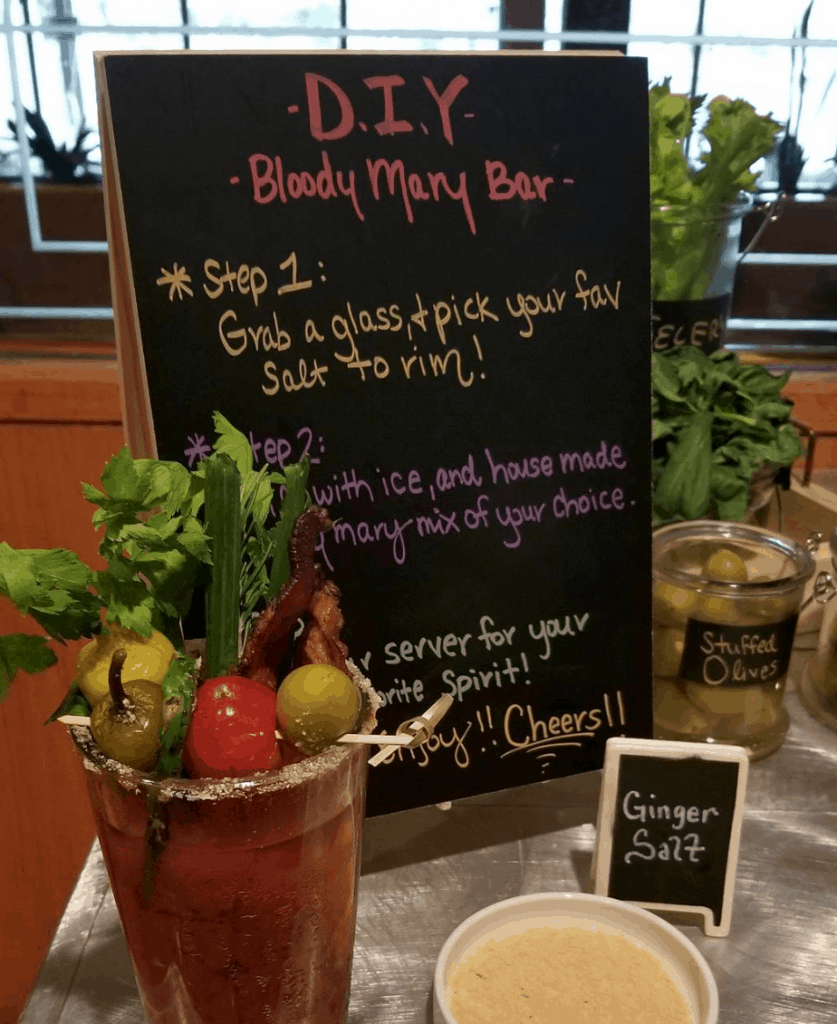 SweetWaters on the River Bloody Mary Bar