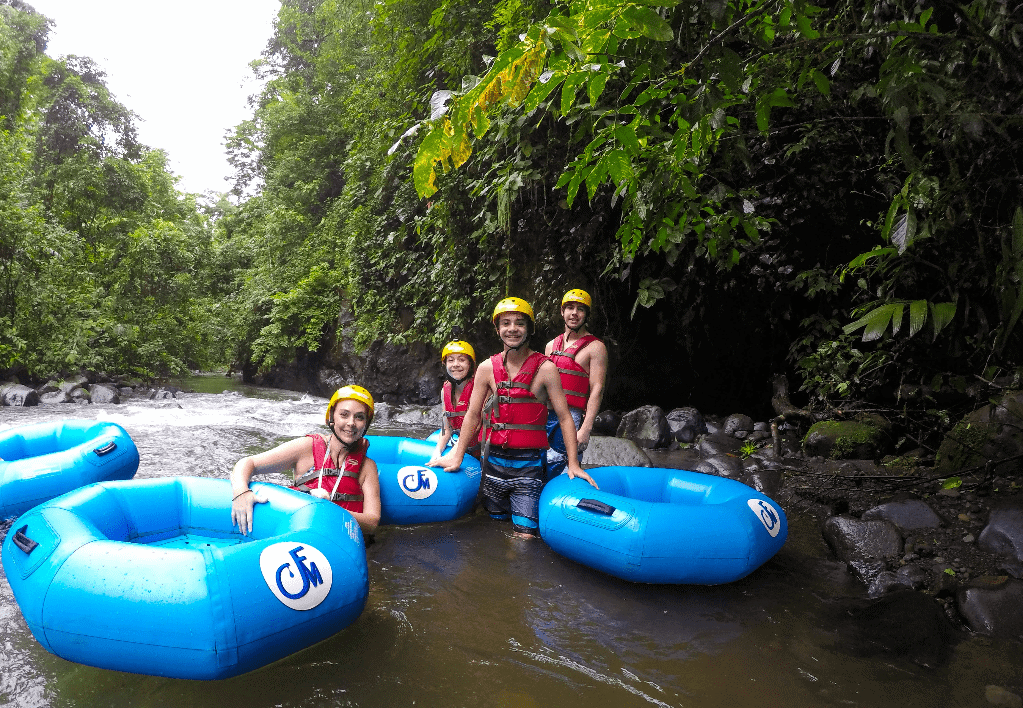 White Water Tubing in La Fortuna with Go Adventure Arenal Park