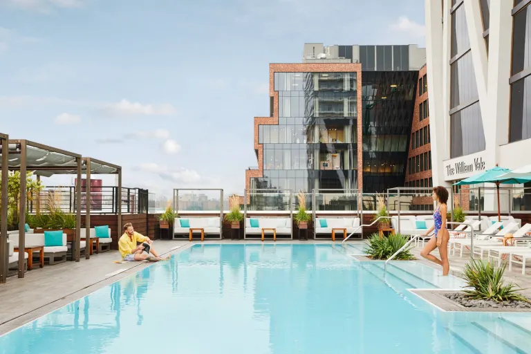 The William Vale rooftop pool